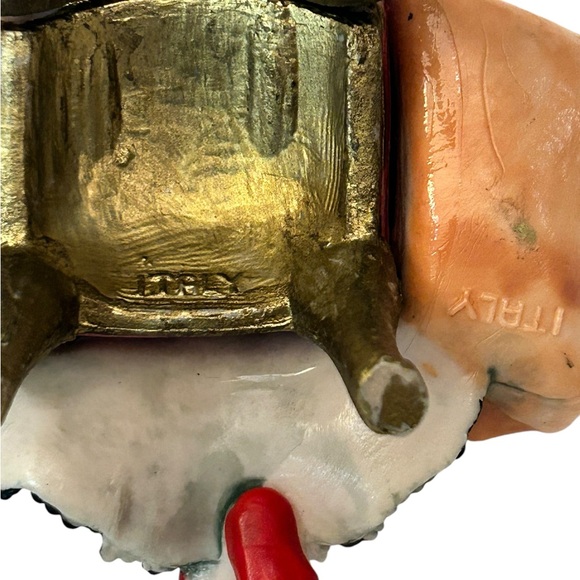 Vintage Italian-made, object, girl playing the violin, figurine. Hand painted - Picture 6 of 7